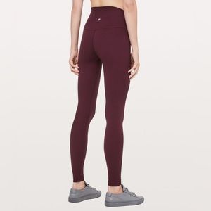 Lululemon Super High Rise Berry Align Leggings - Size 8 - 28”